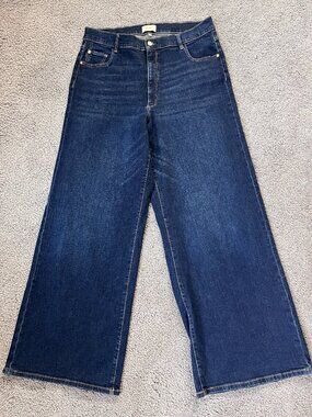DL1961 HEPBURN WIDE LEG HIGH RISE VINTAGE 12" FLARE in MEDITERRANEAN